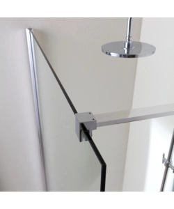 BOX DOCCIA WALK-IN CROMATO, 110X190 CM